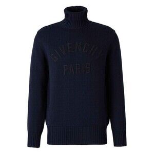 Givenchy Dark Navy Blue Turtleneck Sweater - NWT